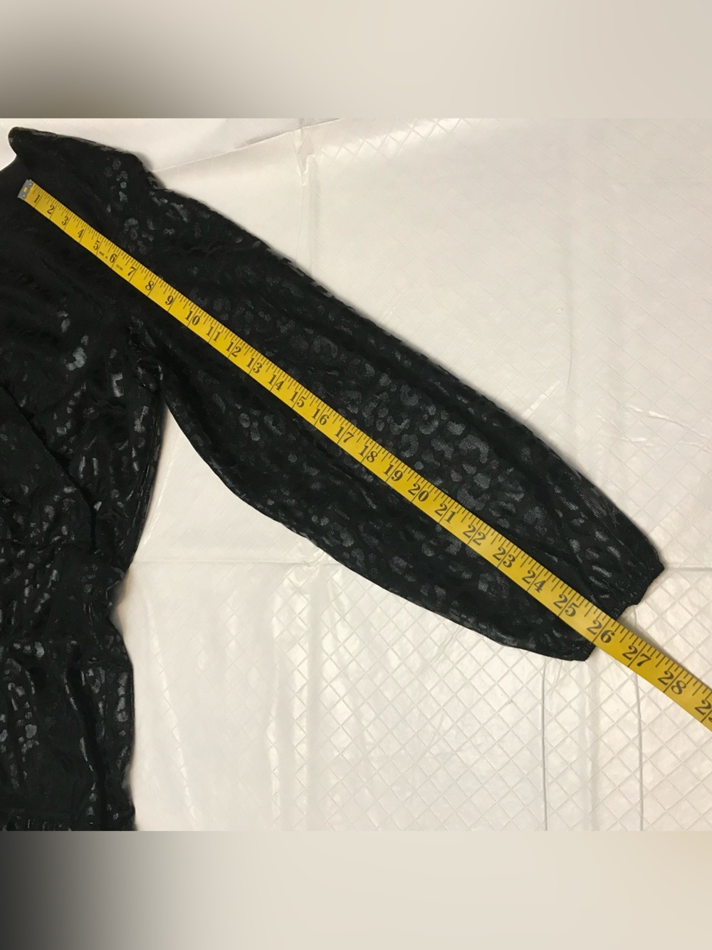 Black Sheer Leopard Print Scarf - Women Accessories